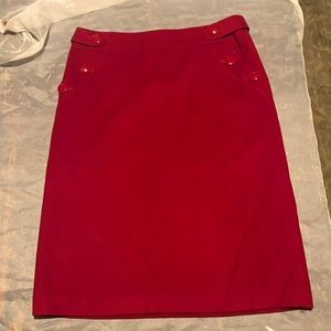 Red skirt
